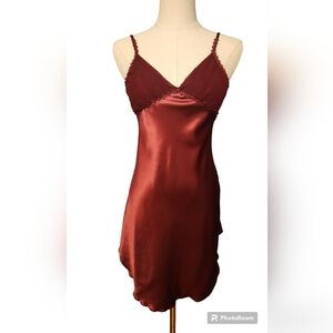 Vintage Burgundy Colesce Couture Lingerie size Small